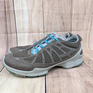 ECCO Biom Train Cross Trainer Shoes EU 36 (US 5-5.5) Gray/Aqua